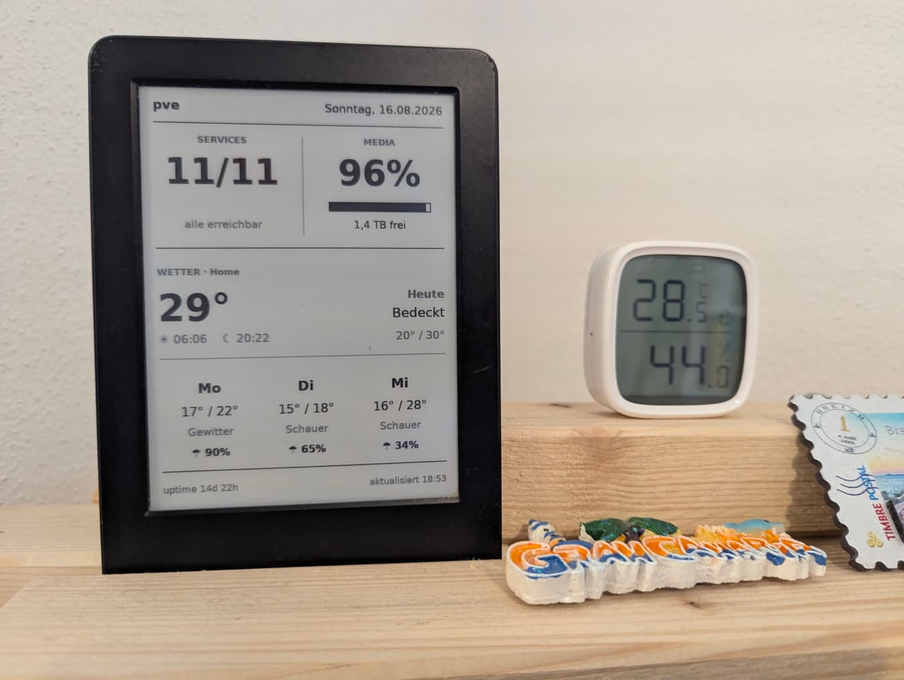 An E-Ink Homelab Dashboard on a Jailbroken Kindle